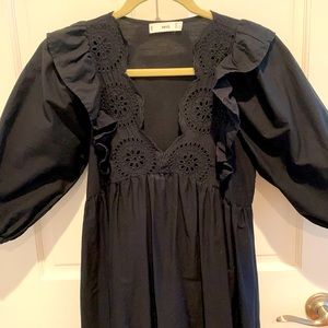 MANGO Maxi eyelet dress